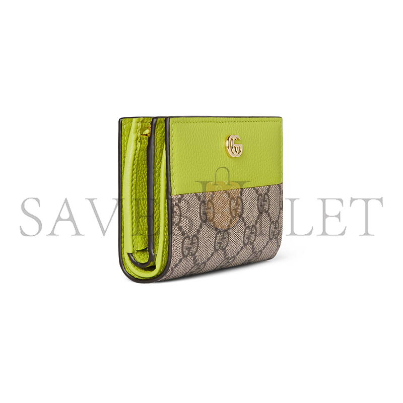 GUCCI BI-COLOR GG MARMONT SMALL WALLET ‎841360 (11*8.5*3cm)
